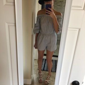 Off the shoulder romper